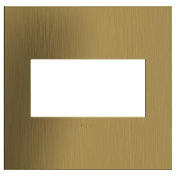 Legrand AWC2GBSB4 Adorne Wall Plate, Brass Main Image