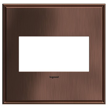 adorne® AWC2GMAC4 Matte Antique Copper Two-Gang Screwless Wall Plate Main Image.jpg