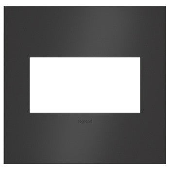 adorne® AWC2GSBL4 Satin Black Two-Gang Screwless Wall Plate Main Image.jpg