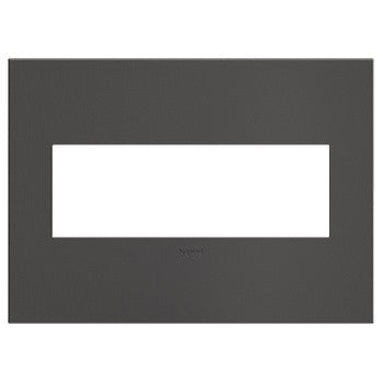 Legrand AWC3GBBN4 Adorne Wall Plate, Black Main Image