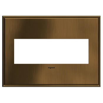 Legrand AWC3GCOF4 Adorne Wall Plate, Coffee Main Image