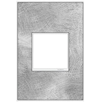 Legrand AWM1G2SP4 Adorne Gang Wall Plate, Spiraled Stainless Main Image