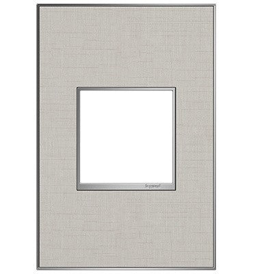 adorne® AWM1G2TL4 True Linen One-Gang Screwless Wall Plate Main Image.jpg