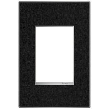 Legrand AWM1G3BLS4 Adorne Gang Wall Plate, Black Main Image