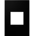 Legrand AWP1G2NK4 Adorne Gang Wall Plate, Black Main Image