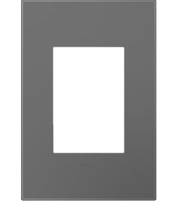 adorne® AWP1G3MG4 Magnesium One-Gang-Plus Screwless Wall Plate with Microban® Main Image.jpg