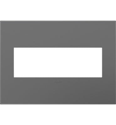 adorne® AWP3GMG4 Magnesium Three-Gang Screwless Wall Plate with Microban® Main Image.jpg