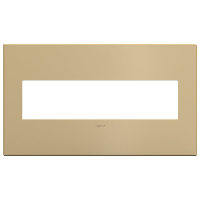 Legrand AWP4GGS4 Adorne Gang Wall Plate, Golden Sands Main Image