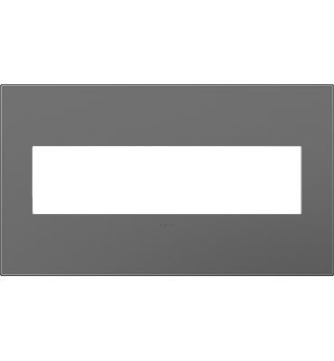 adorne® AWP4GMG4 Magnesium Four-Gang Screwless Wall Plate with Microban® Main Image.jpg