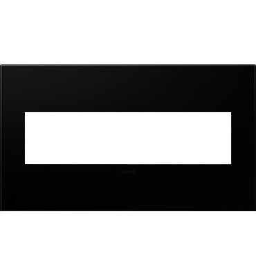 adorne® AWP4GNK4 Black Ink Four-Gang Screwless Wall Plate Main Image.jpg
