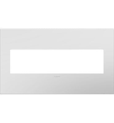 Legrand AWP4GPW4 Adorne Gang Wall Plate, White Main Image