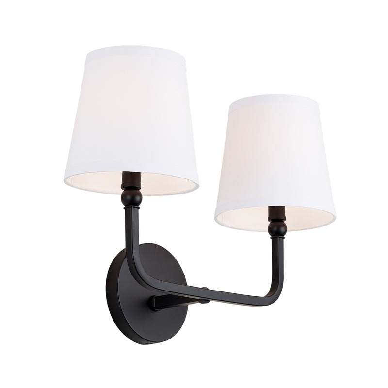 Capital Lighting 119321MB-674 Dawson Two Light Vanity, Matte Black Main Image.jpg