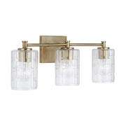 Capital Lighting 138331AD-491 Emerson Three Light Vanity, Aged Brass Main Image.jpg