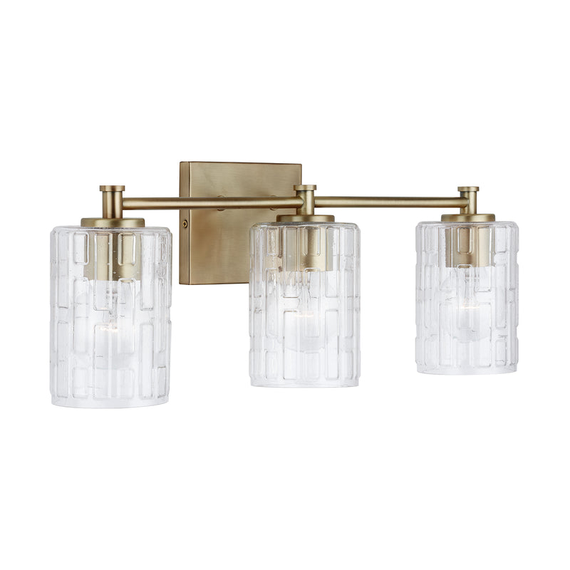 Capital Lighting 138331AD-491 Emerson Three Light Vanity, Aged Brass Main Image.jpg