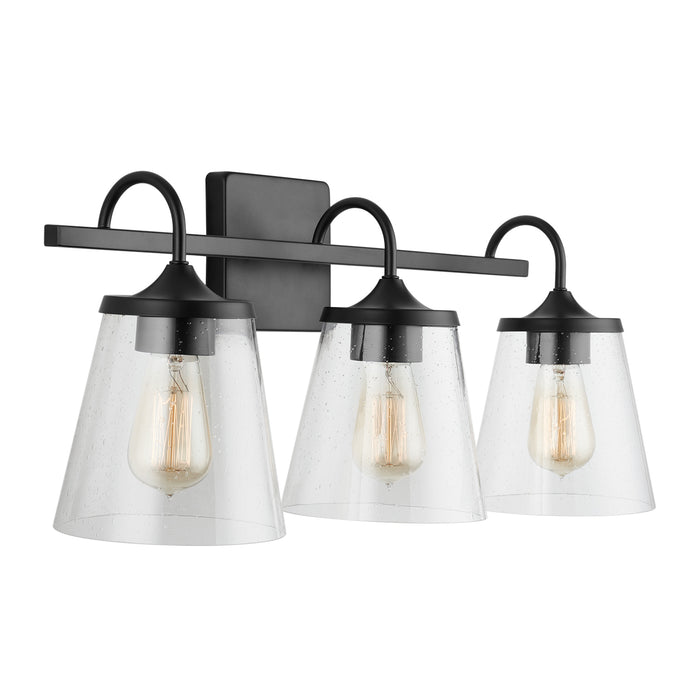 Capital Lighting 139132MB-496 Jayne Three Light Vanity, Matte Black Main Image.jpg