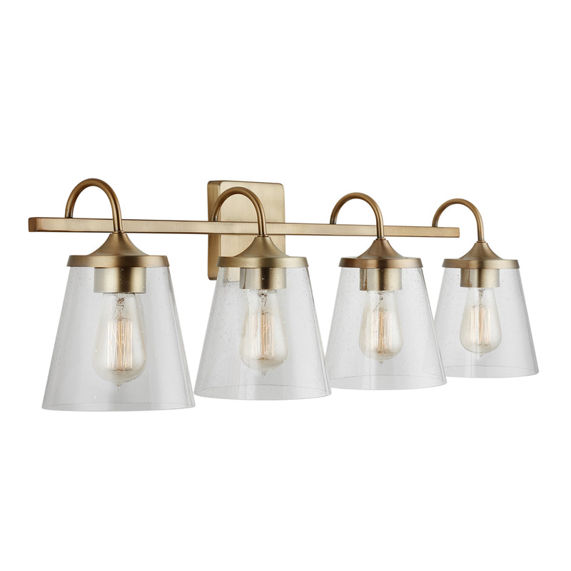 Capital Lighting 139142AD-496 Jayne Four Light Vanity, Aged Brass Main Image.jpg