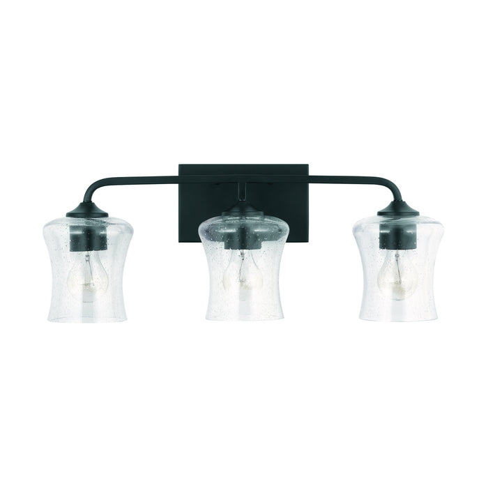 Capital Lighting 139231MB-499 Reeves Three Light Vanity, Matte Black Main Image.jpg