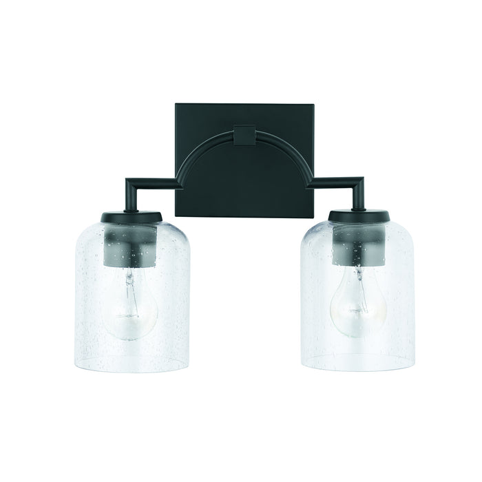 Capital Lighting 139321MB-500 Carter Two Light Vanity, Matte Black Main Image.jpg