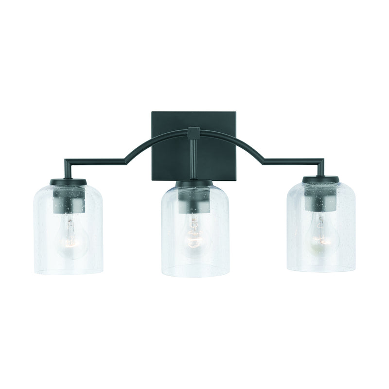 Capital Lighting 139331MB-500 Carter Three Light Vanity, Matte Black Main Image.jpg