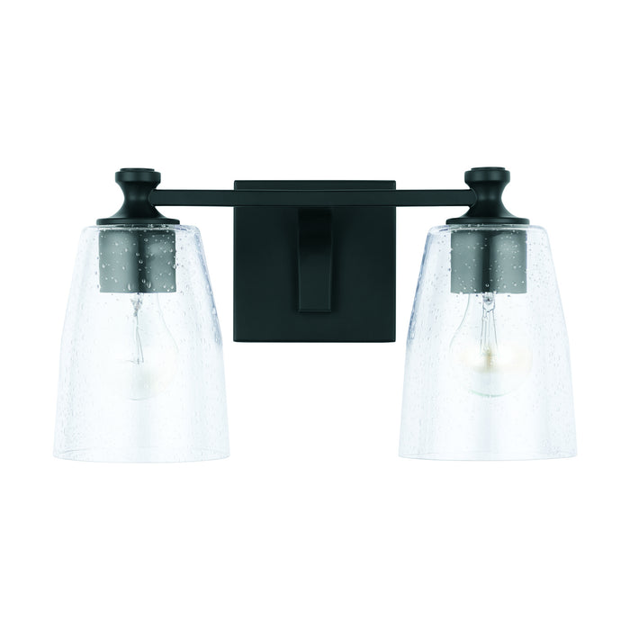 Capital Lighting 140921MB-506 Myles Two Light Vanity, Matte Black Main Image.jpg