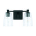 Capital Lighting 140921MB-506 Myles Two Light Vanity, Matte Black Main Image.jpg