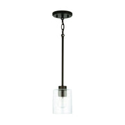 Capital Lighting 328511BZ-449 Greyson One Light Pendant, Bronze Main Image.jpg