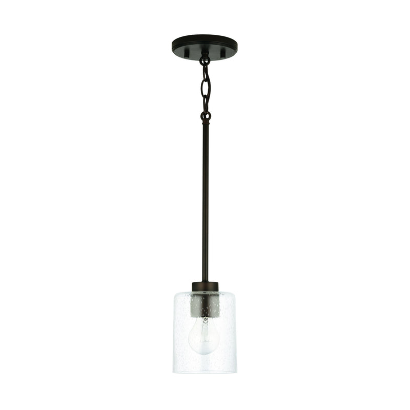 Capital Lighting 328511BZ-449 Greyson One Light Pendant, Bronze Main Image.jpg