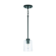 Capital Lighting 328511MB-449 Greyson One Light Pendant, Matte Black Main Image.jpg
