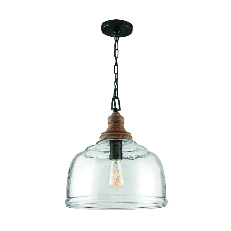 Capital Lighting 330318YG Julian One Light Pendant, Grey Wash and Grey Iron Main Image.jpg