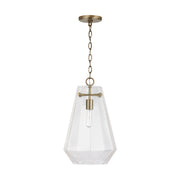 Capital Lighting 338316AD Lee One Light Pendant, Aged Brass Main Image.jpg