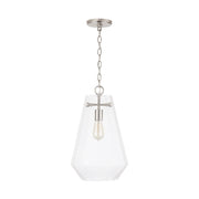 Capital Lighting 338316BN Lee One Light Pendant, Brushed Nickel Main Image.jpg