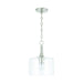 Capital Lighting 339311BN Carter One Light Pendant, Brushed Nickel Main Image.jpg