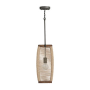 Capital Lighting 340311YG Jacob One Light Pendant, Grey Wash and Grey Iron Main Image.jpg