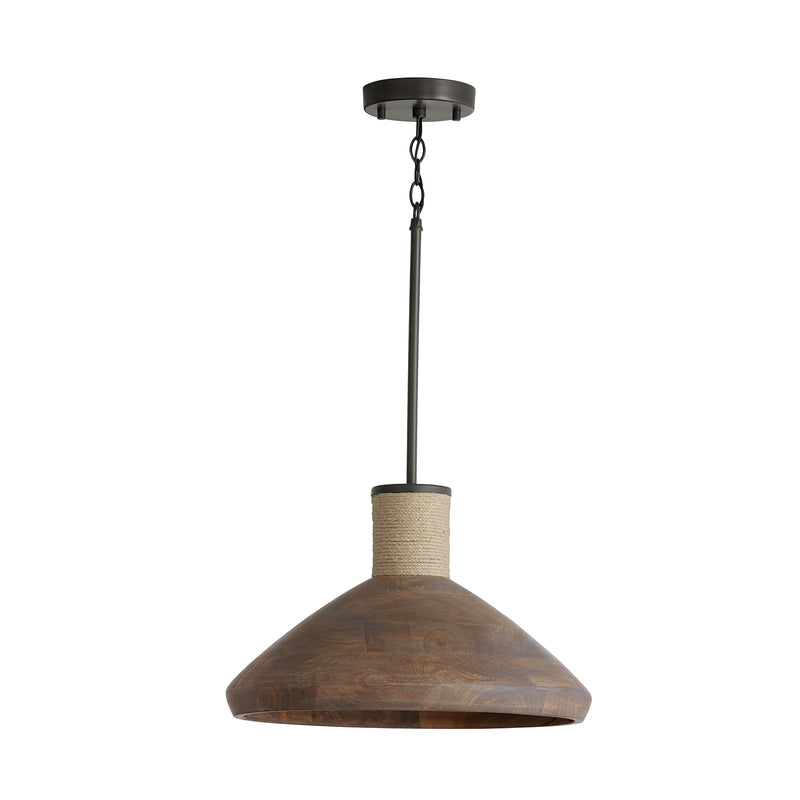 Capital Lighting 340313YG Jacob One Light Pendant, Grey Wash and Grey Iron Main Image.jpg