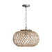 Capital Lighting 340811GK Rainey One Light Pendant, Grey Wash and Antique Nickel Main Image.jpg