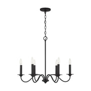 Capital Lighting 437261BI Vincent Six Light Chandelier, Black Iron Main Image.jpg