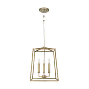Capital Lighting 537641AD Thea Four Light Foyer Pendant, Aged Brass Main Image.jpg