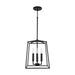Capital Lighting 537641MB Thea Four Light Foyer Pendant, Matte Black Main Image.jpg