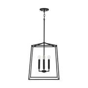 Capital Lighting 537642MB Thea Four Light Foyer Pendant, Matte Black Main Image.jpg