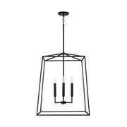 Capital Lighting 537643MB Thea Four Light Foyer Pendant, Matte Black Main Image.jpg