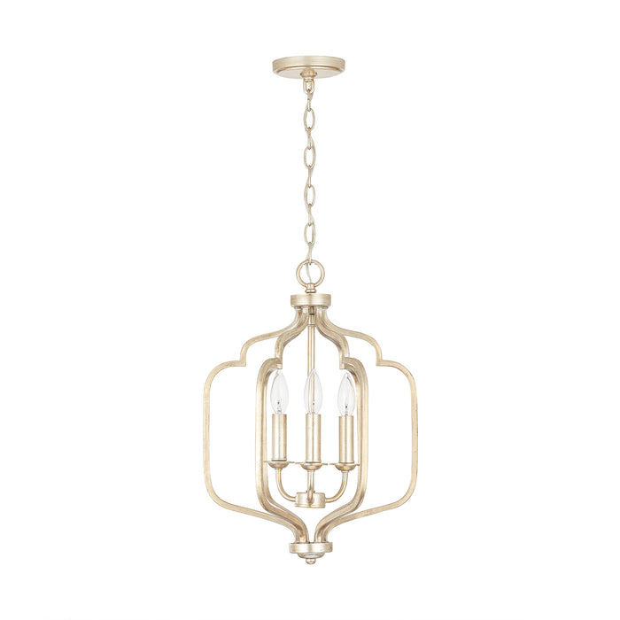 Capital Lighting 538731WG Ophelia Three Light Foyer Pendant, Winter Gold Main Image.jpg
