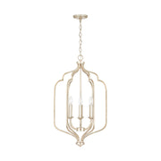 Capital Lighting 538761WG Ophelia Six Light Foyer Pendant, Winter Gold Main Image.jpg