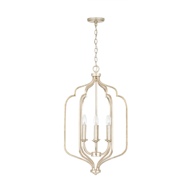 Capital Lighting 538761WG Ophelia Six Light Foyer Pendant, Winter Gold Main Image.jpg