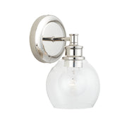 Capital Lighting 621111PN-426 Mid Century One Light Wall Sconce, Polished Nickel Main Image.jpg