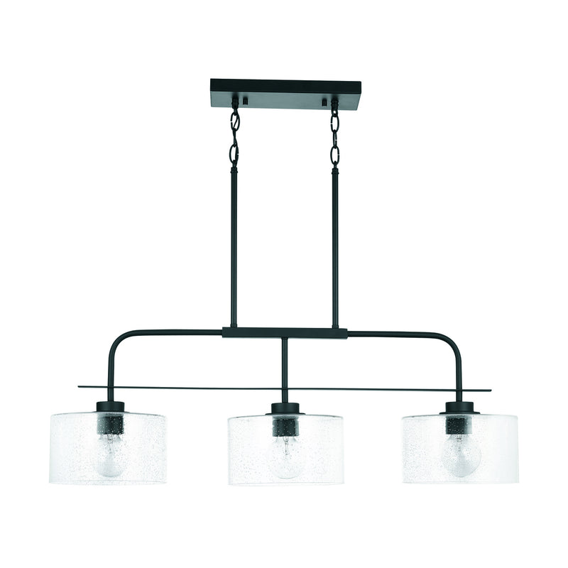 Capital Lighting 838435MB Jake Three Light Island Pendant, Matte Black Main Image.jpg