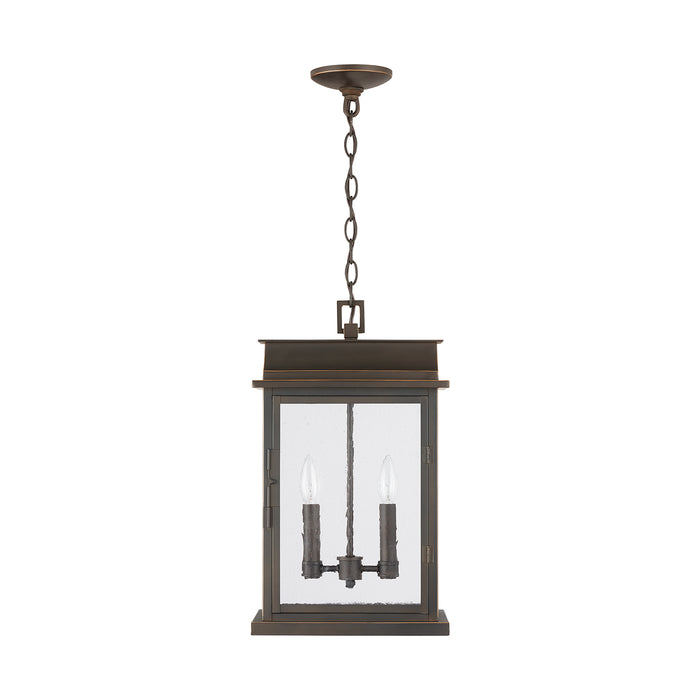 Capital Lighting 936823OZ Bolton Two Light Outdoor Hanging Lantern, Oiled Bronze Main Image.jpg