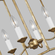 Visual Comfort Studio AC1014ADB Bantry House Four Light Pendant, Antique Gild Alternate Image.jpg