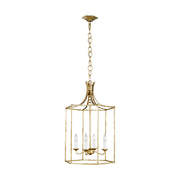 Visual Comfort Studio AC1014ADB Bantry House Four Light Pendant, Antique Gild Main Image.jpg