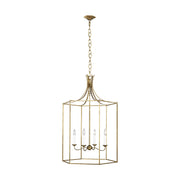 Visual Comfort Studio AC1024ADB Bantry House Four Light Pendant, Antique Gild Main Image.jpg