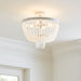 Visual Comfort Studio AF1164SMT Leon Four Light Flush Mount, Salt Mist Alternate Image 4.jpg